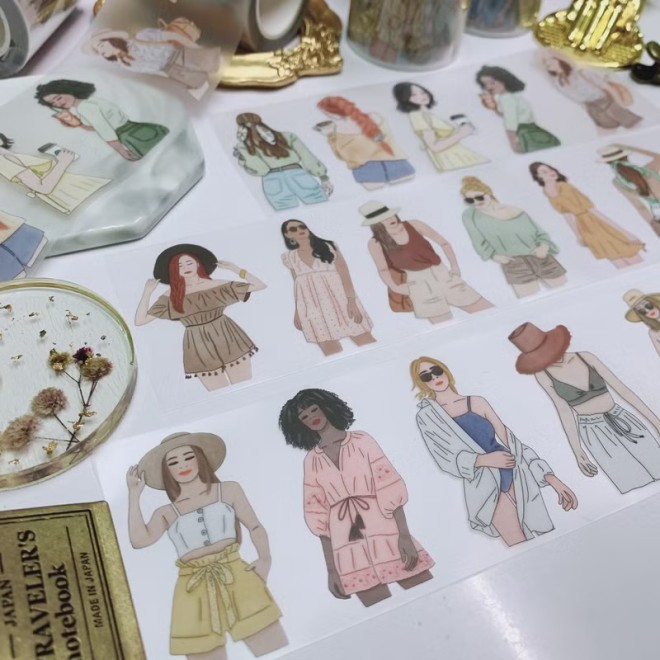 Summer Girls Matte PET tape