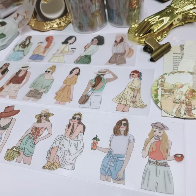 Summer Girls Matte PET tape