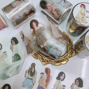 Summer Girls Matte PET tape