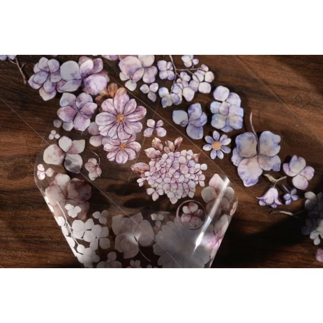 Pastel Hydrangea PET tape