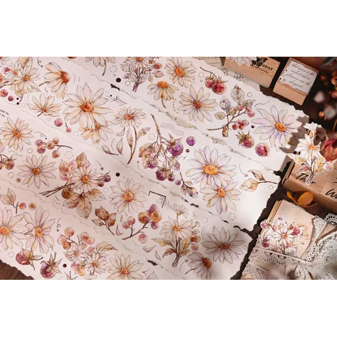 Daisy Flower PET tape