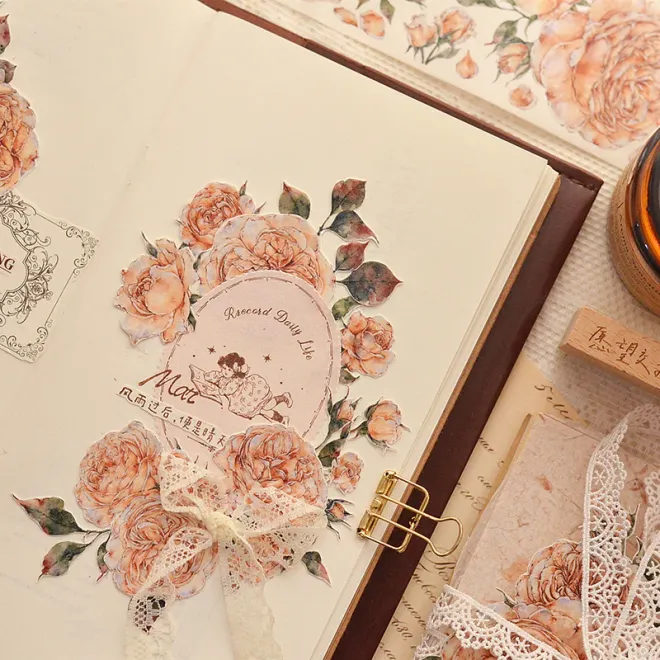 Summer Rose PET tape