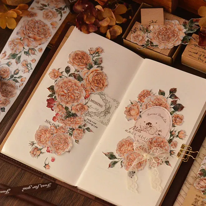 Summer Rose PET tape