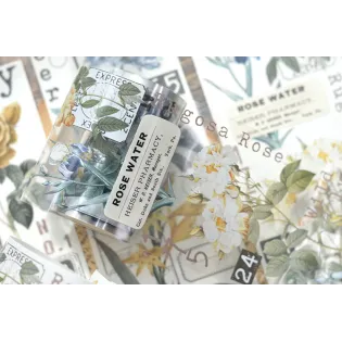 Retro Mixed Flower PET tape