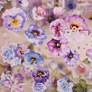 Floral Corydalis PET tape