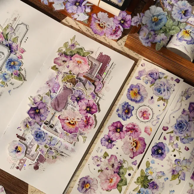 Floral Corydalis PET tape