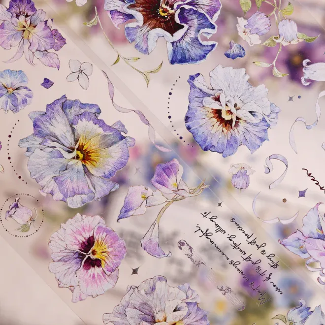 Floral Corydalis PET tape