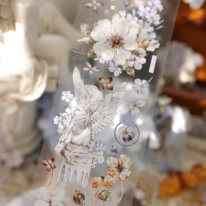 Purple Snow Flake PET tape