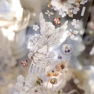 Purple Snow Flake PET tape