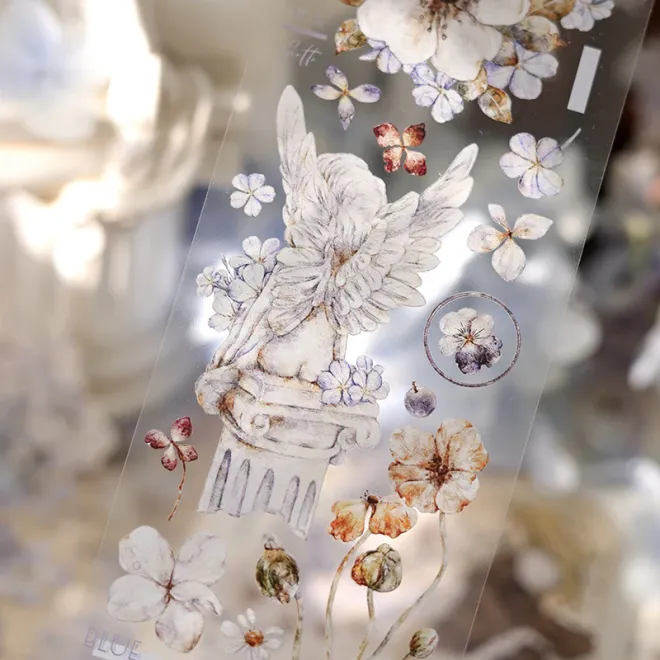 Purple Snow Flake PET tape