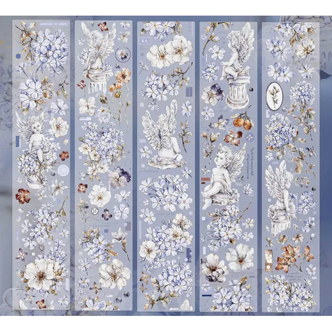 Purple Snow Flake PET tape