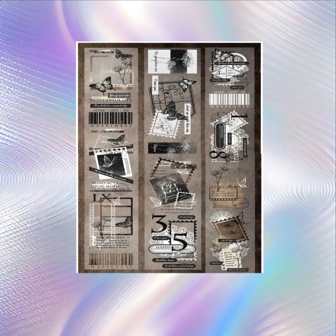 Border style Background PET tape