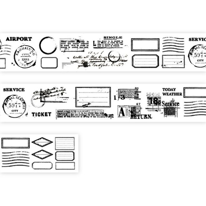 Postal Frame PET tape