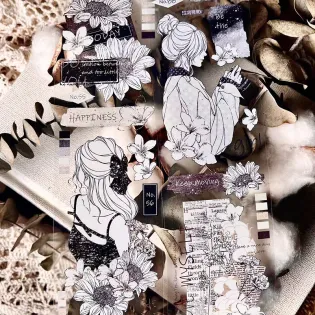 Stylish girl PET TAPE