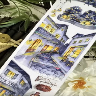 Peacefull Nightcity PET tape