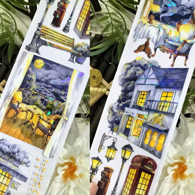 Peacefull Nightcity PET tape