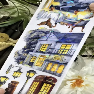 Peacefull Nightcity PET tape