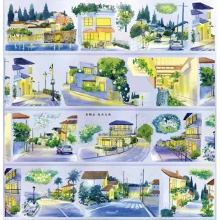 Night Road Side PET tape