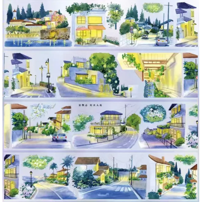 Night Road Side PET tape