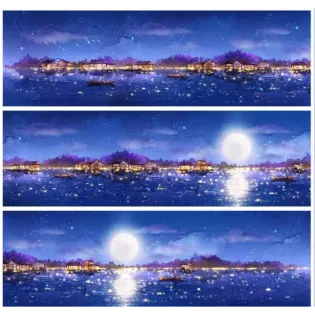 Night Water City WASHI tape