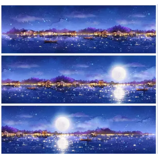 Night Water City WASHI tape