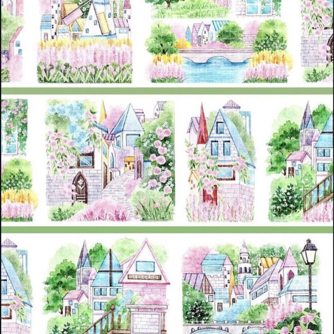 Wind Chimes at Pink Town PET tape