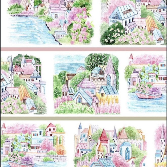 Wind Chimes at Pink Town PET tape