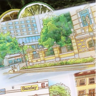 Colourful Memory Walk PET tape