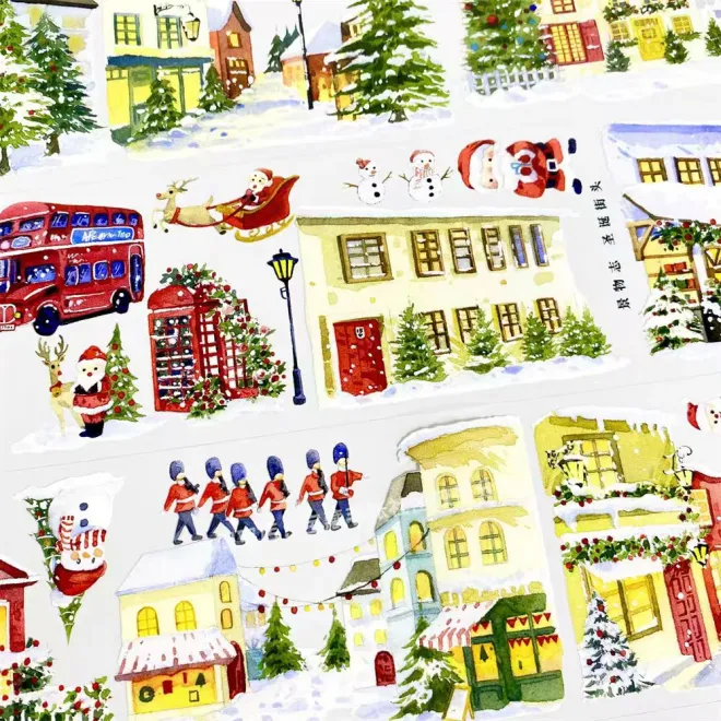 Christmas Street PET tape