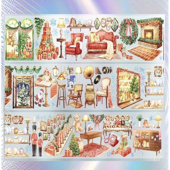 Christmas Cabin PET TAPE