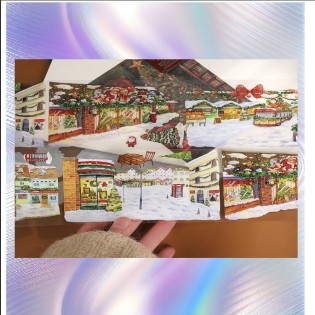 Christmas Town PET tape