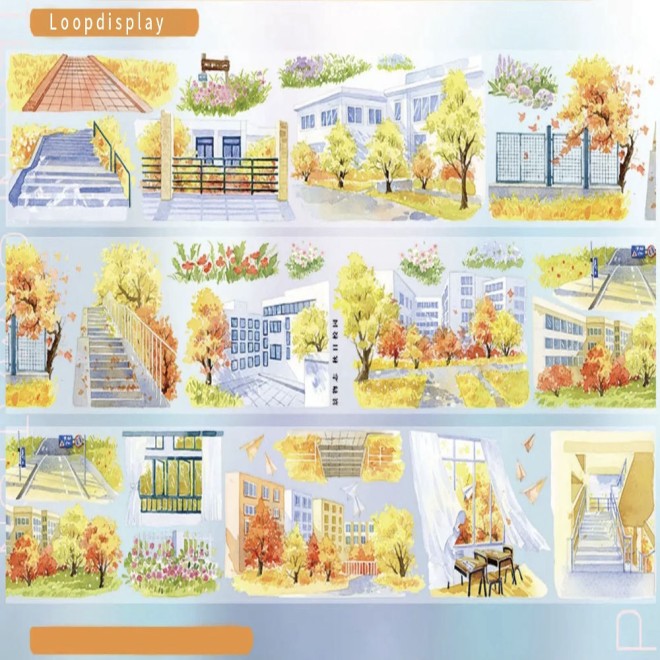 Autumn Campus PET tape