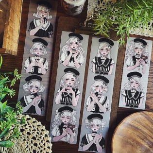 Teenage love girl Matte PET TAPE