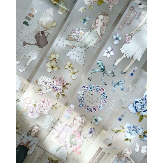 Bloom girl Matte PET tape