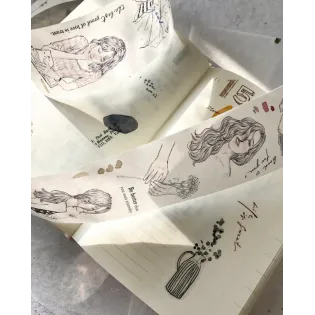 Sketch Girl PET tape