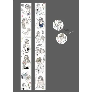 Sketch Girl PET tape