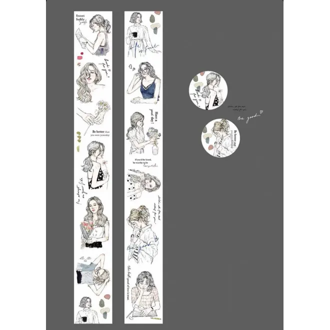 Sketch Girl PET tape