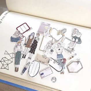 Pion label Girl WASHI tape