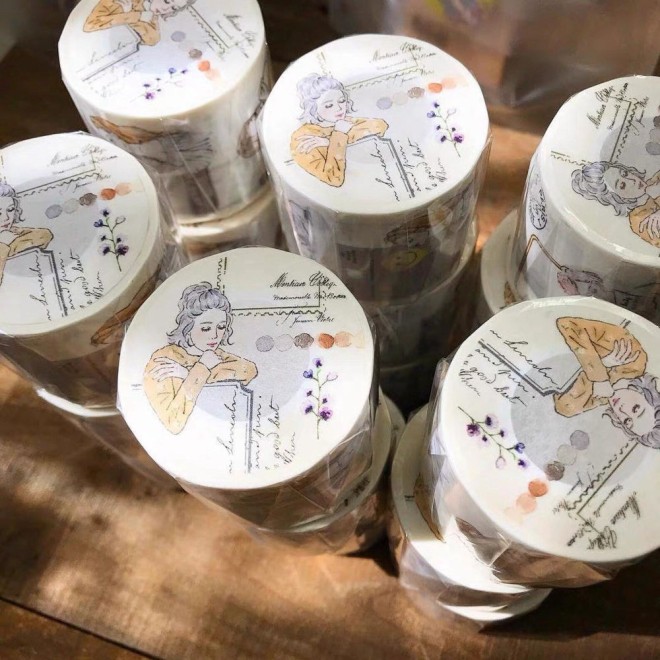 Pion label Girl WASHI tape