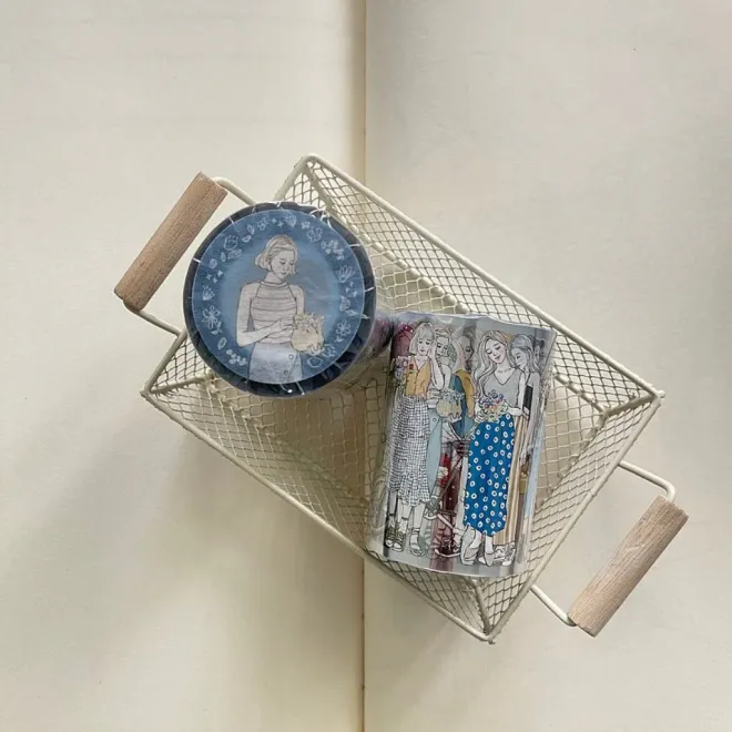 Girls Over Flower PET tape