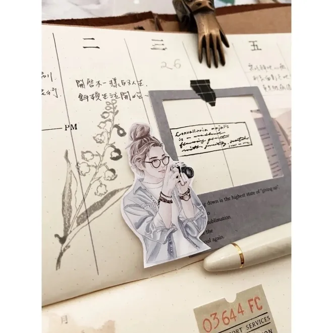 Hairmo Hello Girl Fashion Matte PET tape