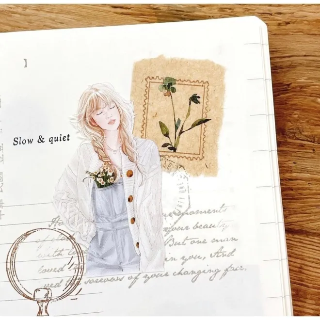 Hairmo Hello Girl Fashion Matte PET tape