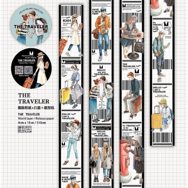 The Street Traveller lovers WASHI tape 