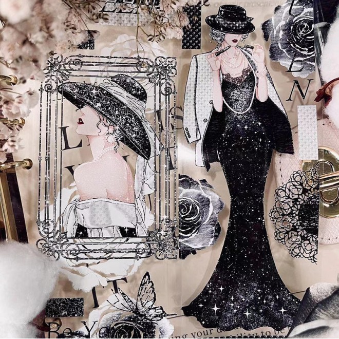 Retro English Girl PET tape