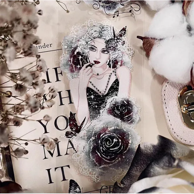 Retro English Girl PET tape