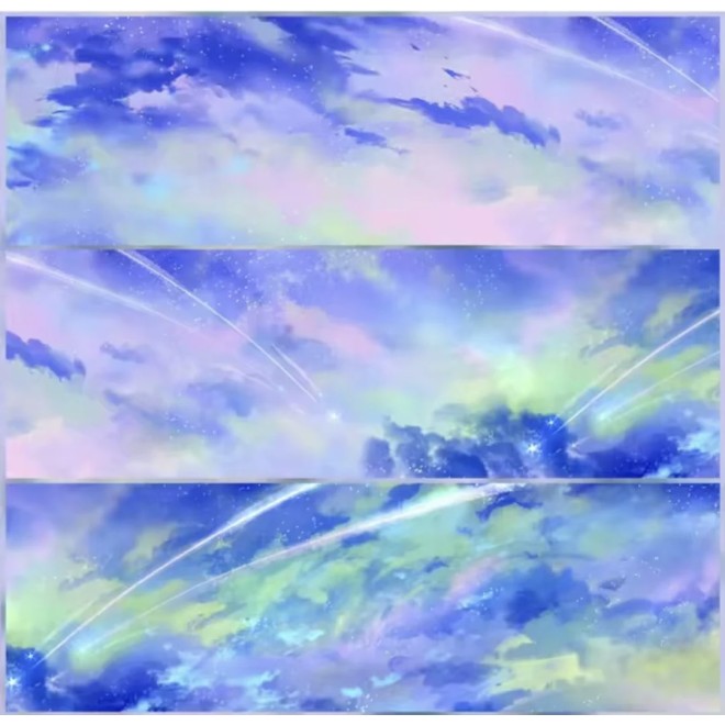 Cosmic Clouds PET tape