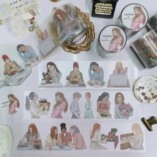 Coziness girl  PET Tape