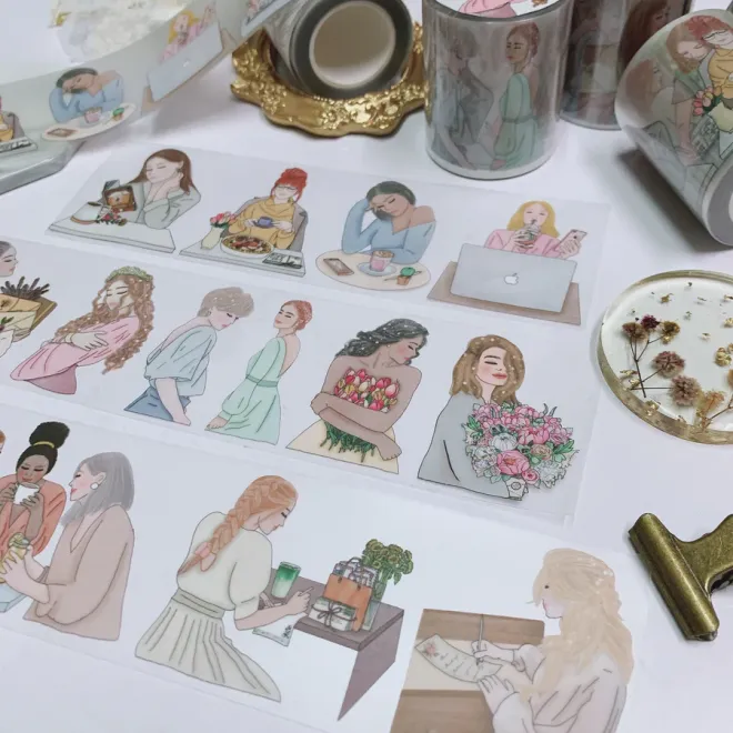 Coziness girl  PET Tape