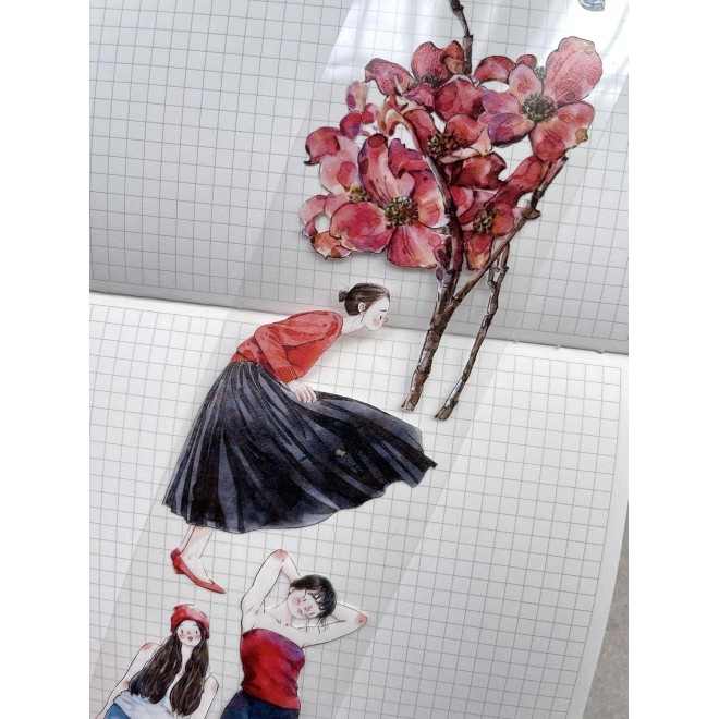 Ding Ding Dont settle for less girls PET tape