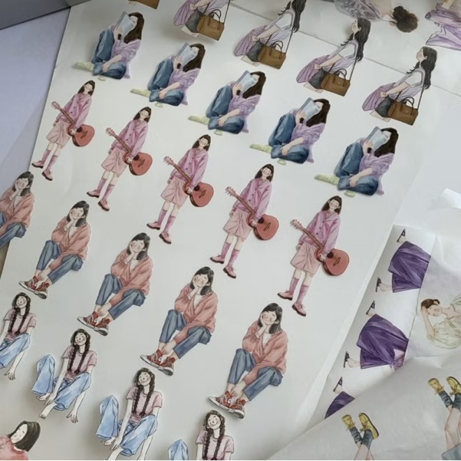 Ding Ding City Girl PET tape